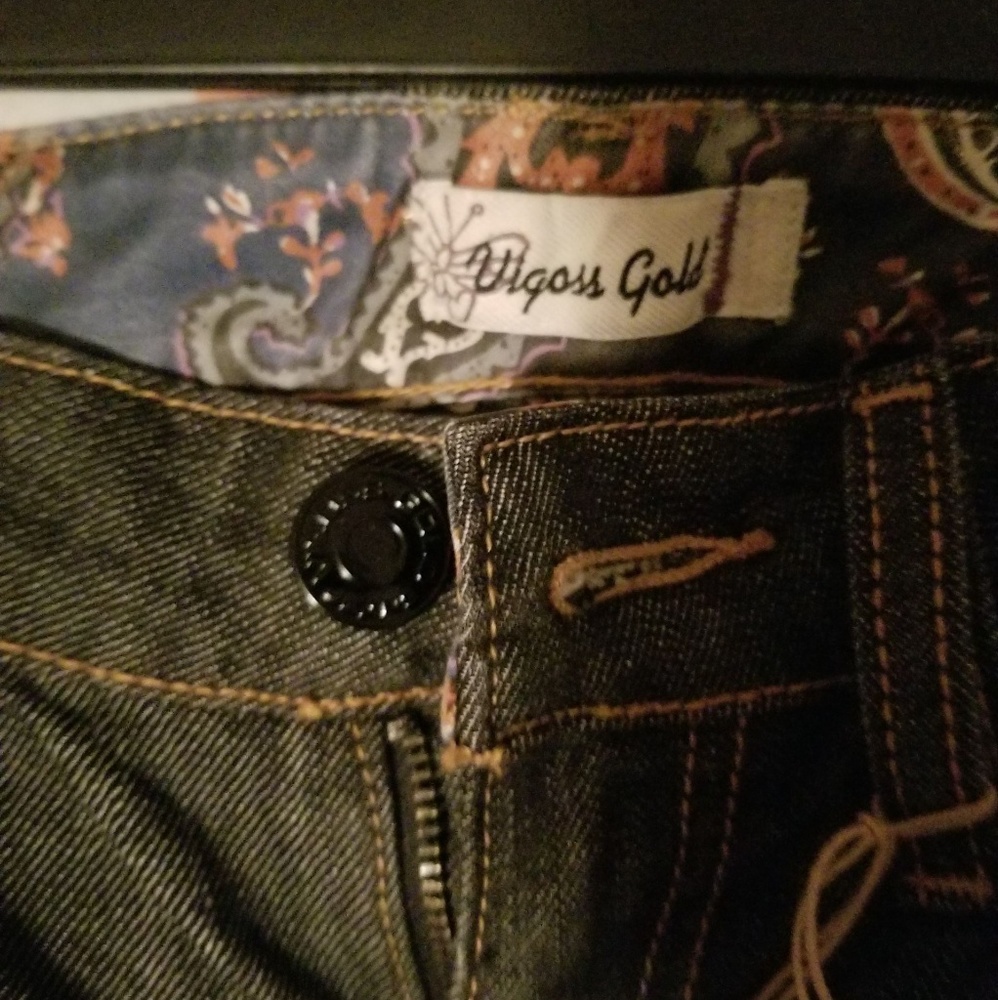 VIGOSS GOLD DENIM LOW RISE JEANS - Picture 5 of 8